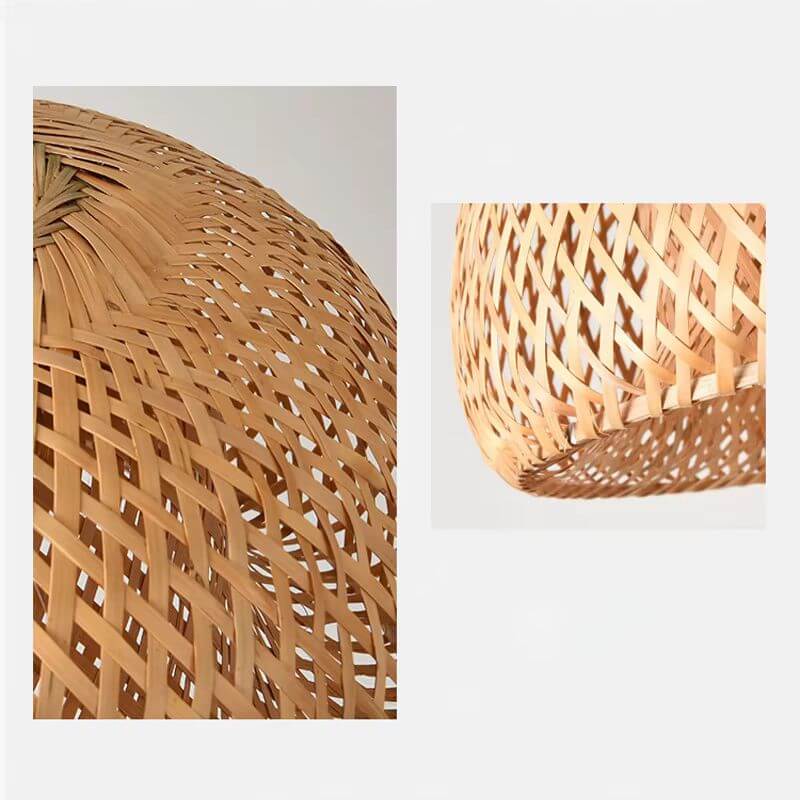 Lustre Pendente Malha de Bambu Modelo Kendari