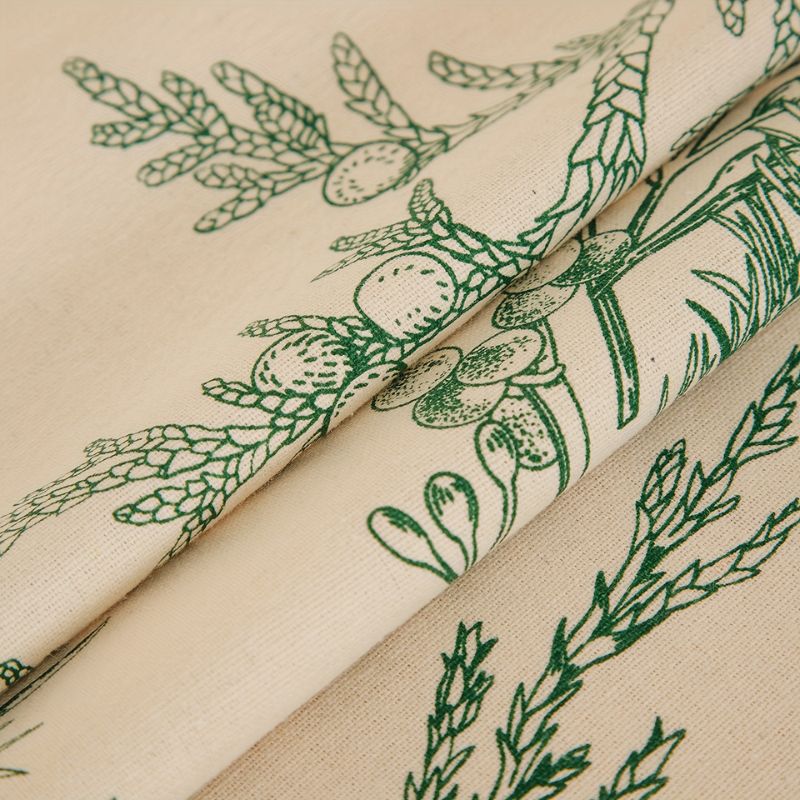 Toalha de Mesa Bohemia Verde com Franjas Elegantes