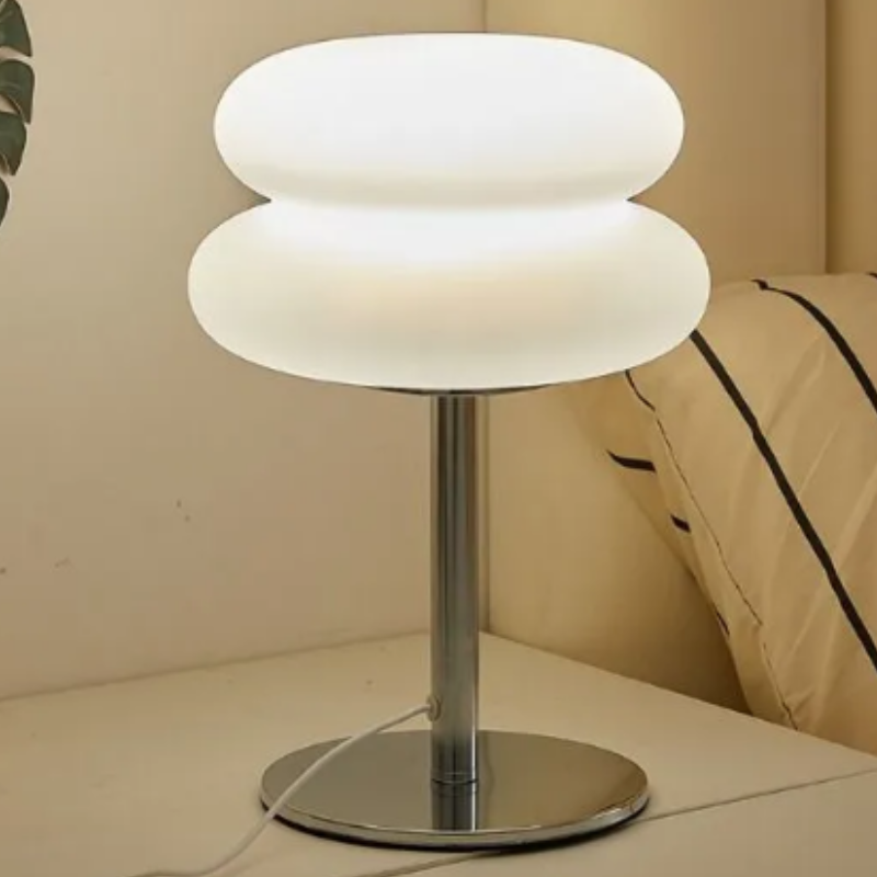 Abajur de Mesa Modelo Bauhaus Branco