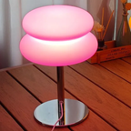 Abajur de Mesa Modelo Bauhaus Rosa