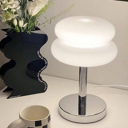 Abajur de Mesa Modelo Bauhaus Branco