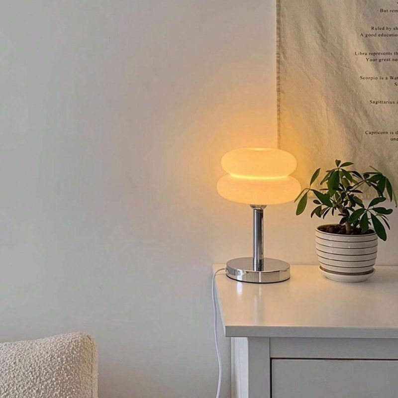 Abajur de Mesa Modelo Bauhaus Branco