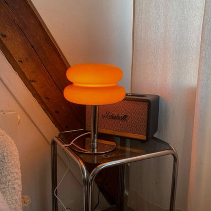 Abajur de Mesa Modelo Bauhaus Laranja