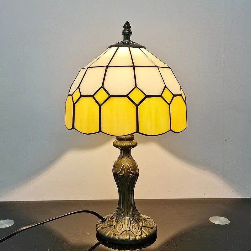 Abajur Vitral Estilo Tiffany Modelo Freya