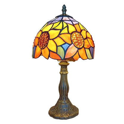 Abajur Tiffany Vitral Modelo Fleur