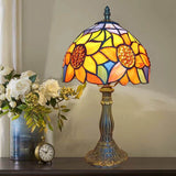 Abajur Vitral Estilo Tiffany Modelo Fleur