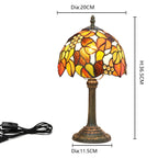 Abajur Vitral Estilo Tiffany Modelo Flora