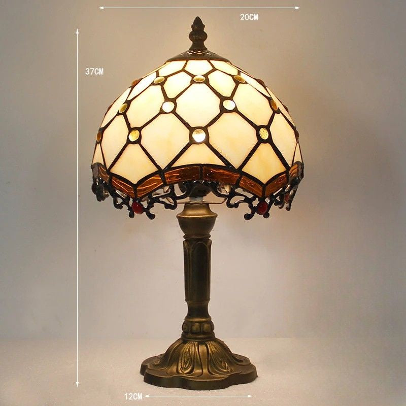 Abajur Vitral Estilo Tiffany Modelo Majestic