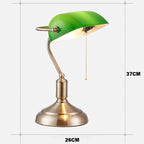 Abajur de Escritório Modelo Vintage Banker