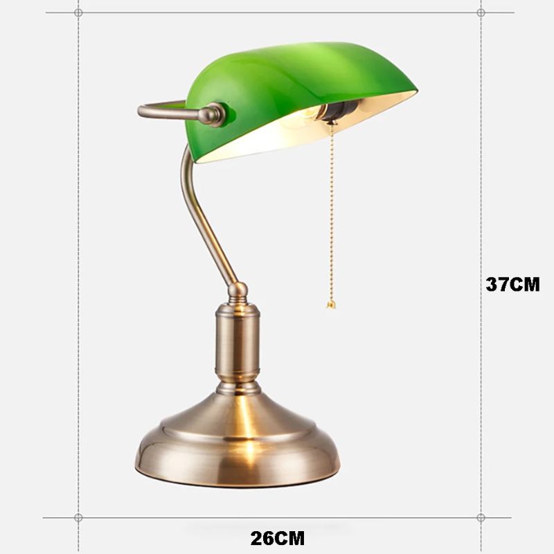 Abajur de Escritório Modelo Vintage Banker