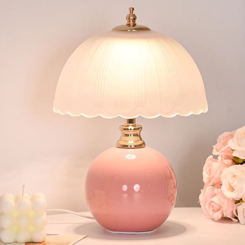 Abajur de Mesa Base Cerâmica Serenity