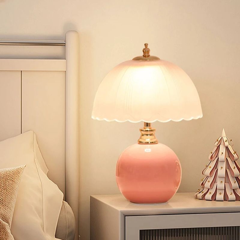 Abajur de Mesa Base Cerâmica Serenity