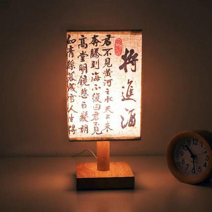 Abajur de Mesa Japonês Modelo Zen