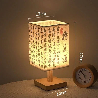 Abajur de Mesa Japonês Modelo Zen