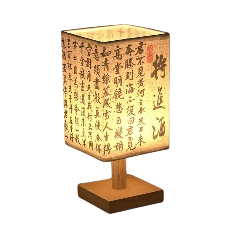 Abajur de Mesa Japonês Modelo Zen