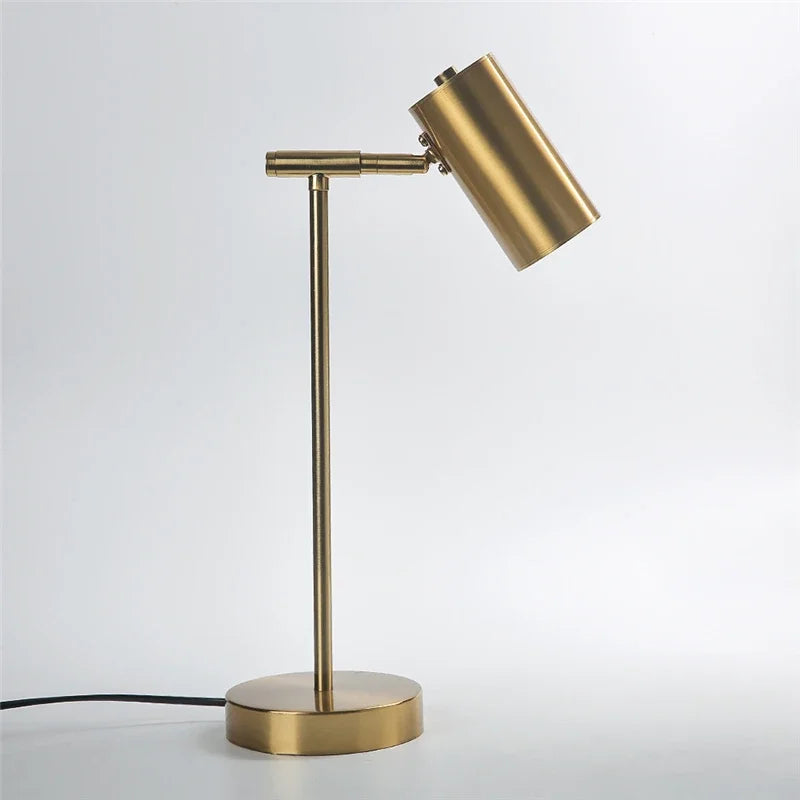 Abajur de Mesa Modelo Dourado Nordic