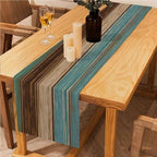 Caminho de Mesa e Jogo Americano Modelo Rustic Green