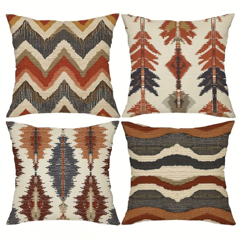 Capa_de_Almofada_Boho_Abstrata_Conjunto_4_Pecas_1