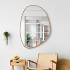 Espelho Orgânico 60x40 Decoração Sala Quarto Banheiro