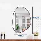 Espelho Orgânico 60x40 Decoração Sala Quarto Banheiro