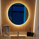 Espelho Redondo 60cm Com Iluminação LED