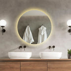 Espelho Redondo 60cm Com Iluminação LED