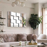 Espelho de Parede Decorativo 3D Mosaico