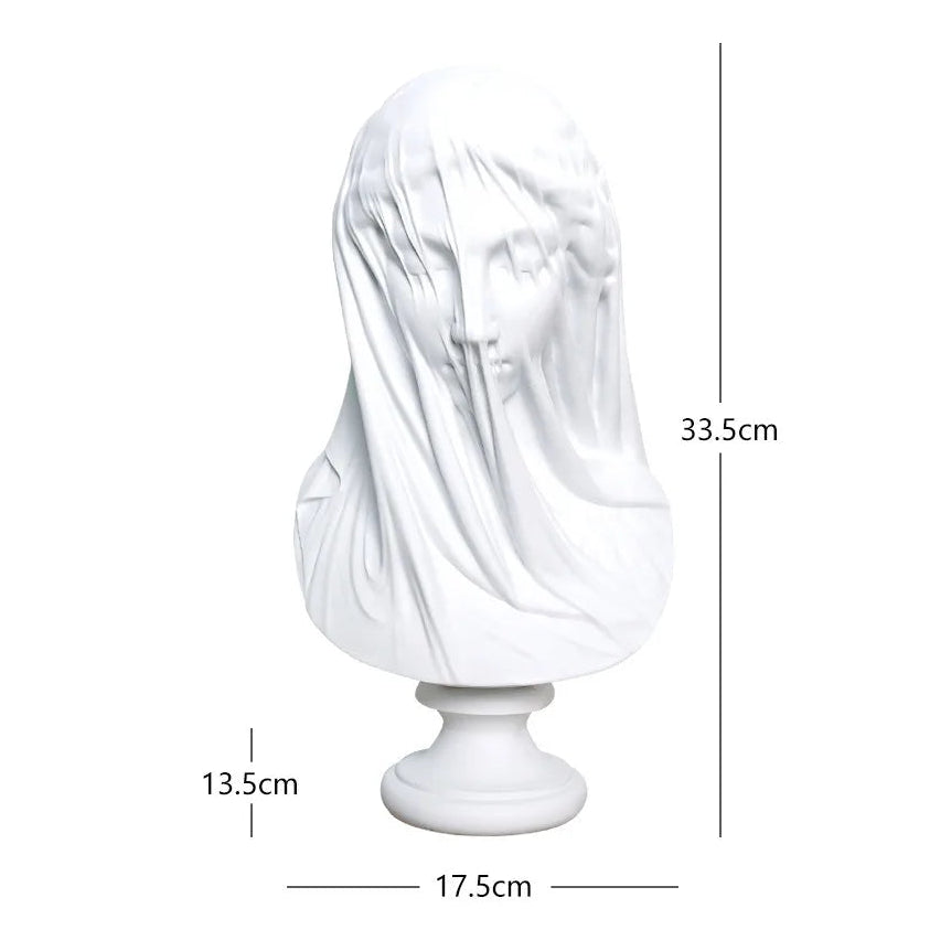 Estátua Grega Busto Modelo Deusa