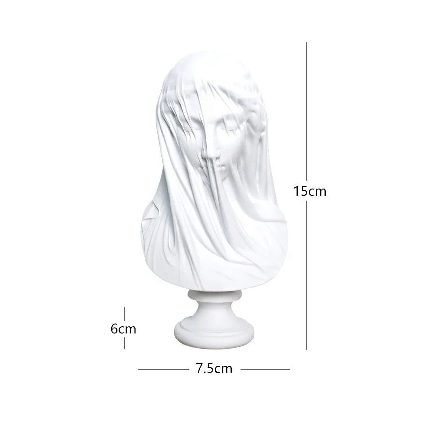 Estátua Grega Busto Modelo Deusa