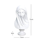 Estátua Grega Busto Modelo Deusa