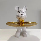 Estatueta Porta Objetos Modelo Urso Graffiti