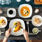 Jogo Americano Elegante Modelo Chevron