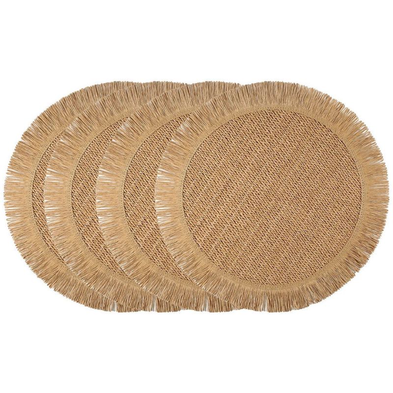 Jogo Americano Redondo Modelo Bohemian