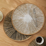 Jogo Americano Redondo Modelo Boho