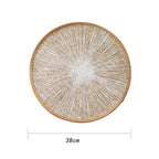 Jogo Americano Redondo Modelo Boho