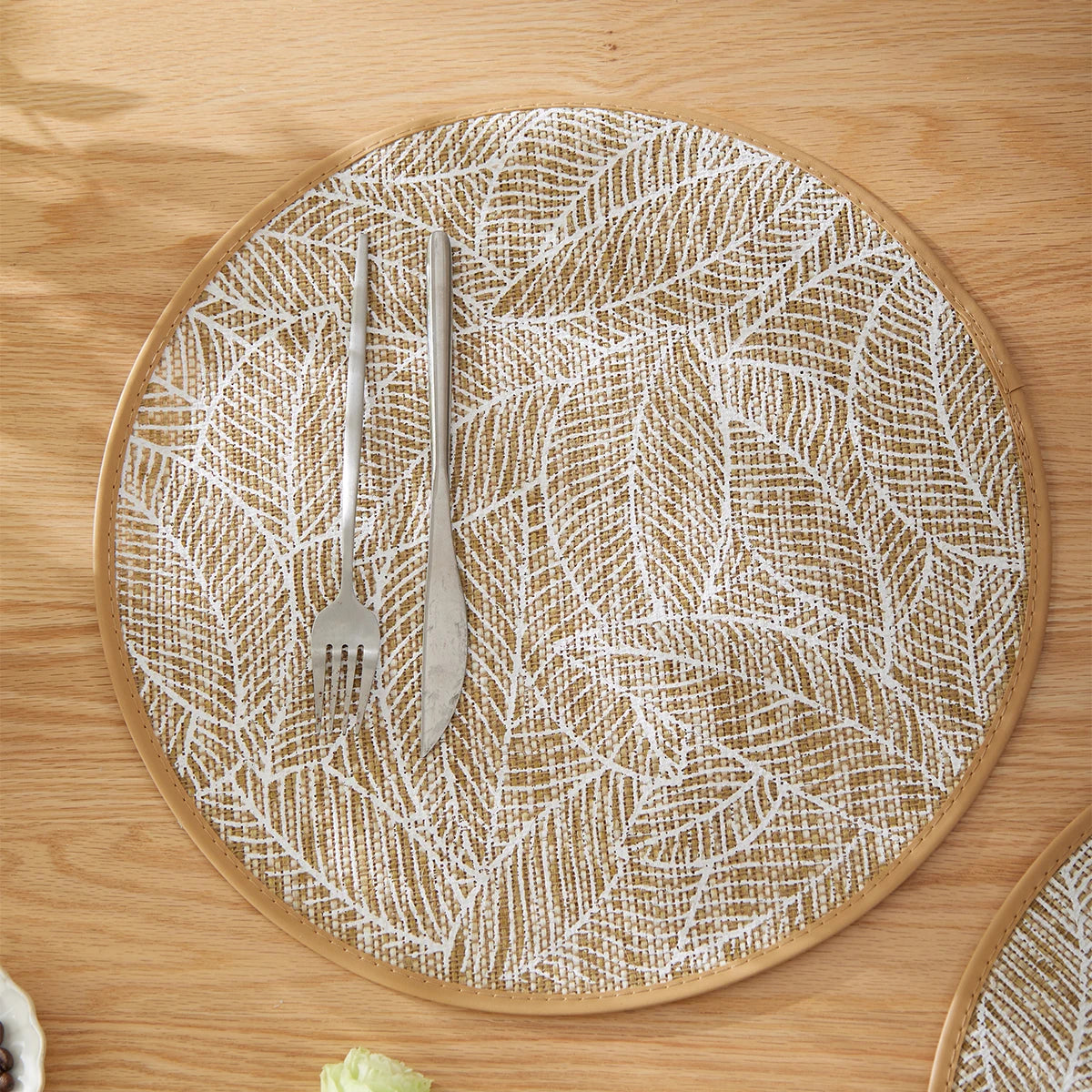 Jogo Americano Redondo Modelo Delicato