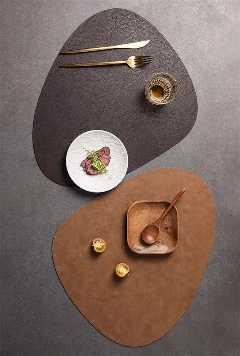 Jogo Americano de Couro Modelo Essence