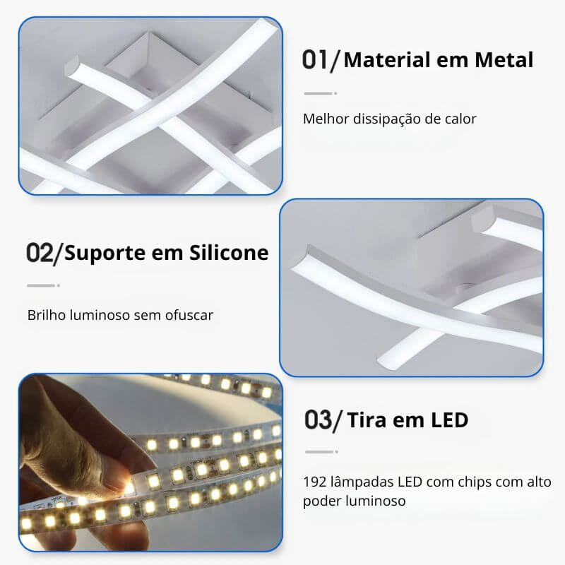 Luminária de Teto LED Modelo Genova