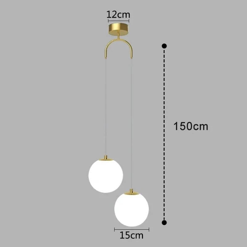 Luminária de Teto Pendente LED Modelo Orbes