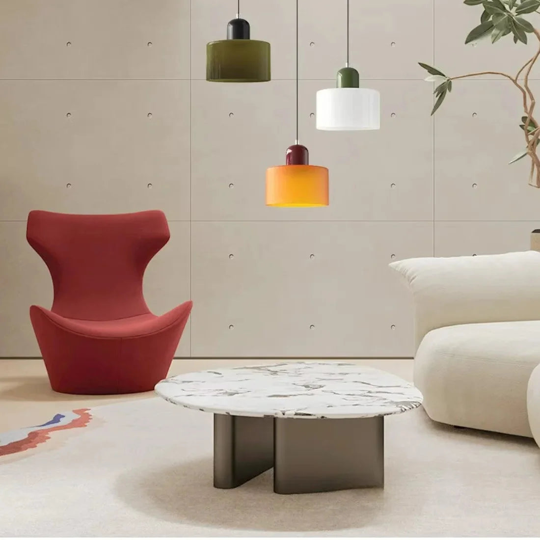 Luminária de Teto Pendente LED Modelo Aurora