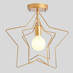 Lustre Dourado Modelo Harmony