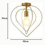 Lustre Dourado Modelo Harmony