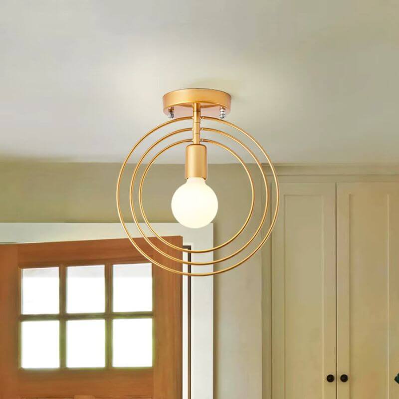 Lustre Dourado Modelo Harmony