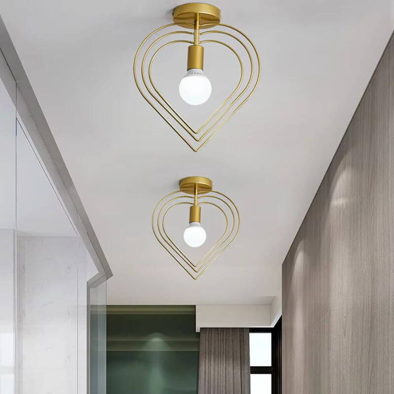 Lustre Dourado Modelo Harmony