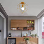 Lustre Dourado Modelo Harmony