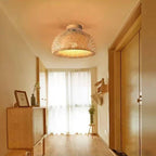 Lustre de Malha de Bambu Modelo Kendari