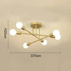Lustre Minimalista Modelo Lux