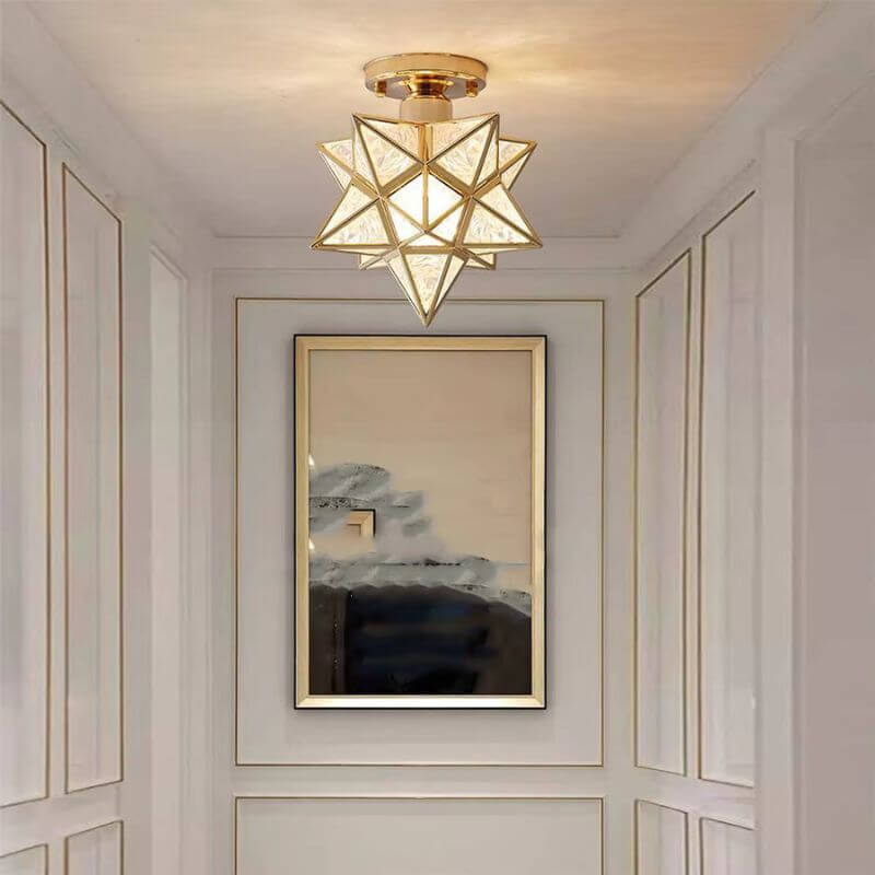Lustre de Vidro Modelo Star