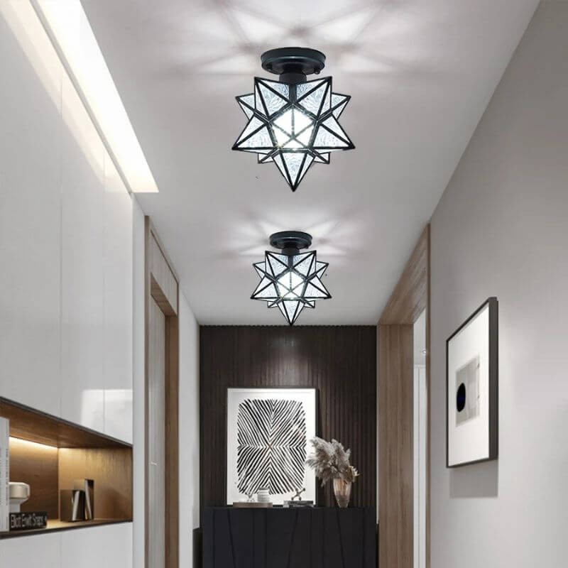 Lustre de Vidro Modelo Star