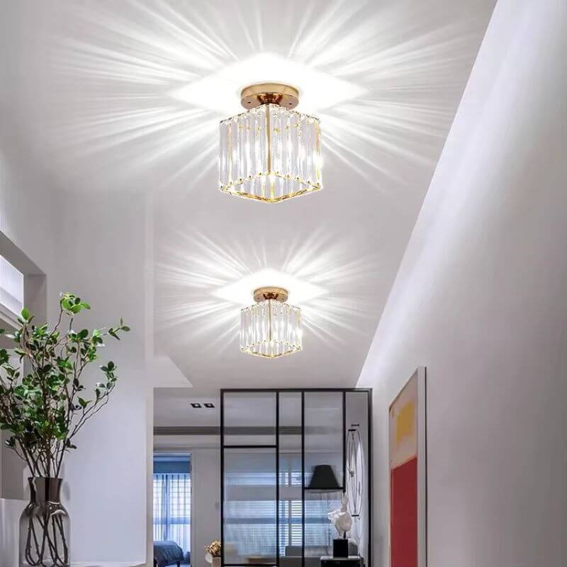 Lustre de Cristal Modelo Prisma